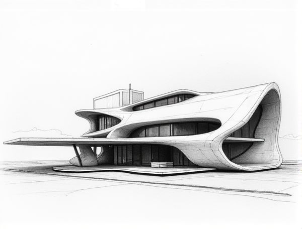 Futuristic Home Design Featuring Kinetic Facade Shading for Advanced Manufacturing Efficiency