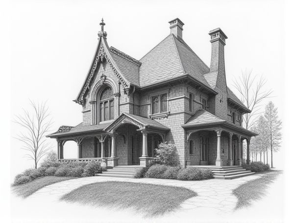 Gothic Revival Home Design: Hand-Carved Stone Corbels and Their Role in Modern Manufacturing
