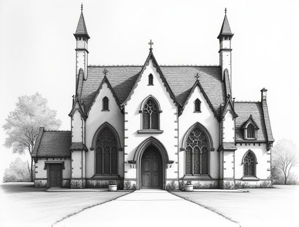 Gothic Revival Home Design: Exploring Lancet Arch Doorways in Modern Manufacturing