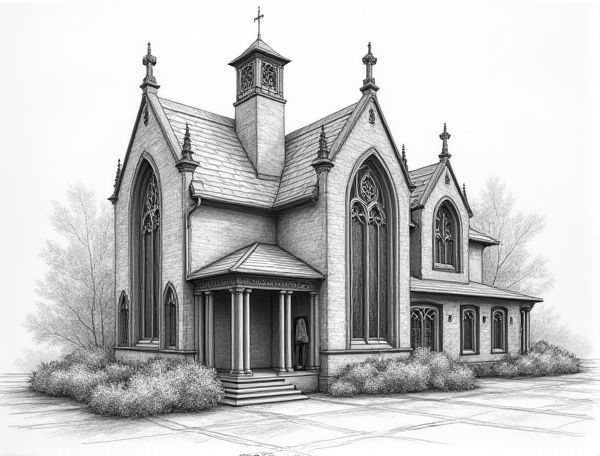 Gothic Revival Home Design Featuring Lancet-Arch Stained Glass: A Journey Through History and Craftsmanship in Modern Manufacturing
