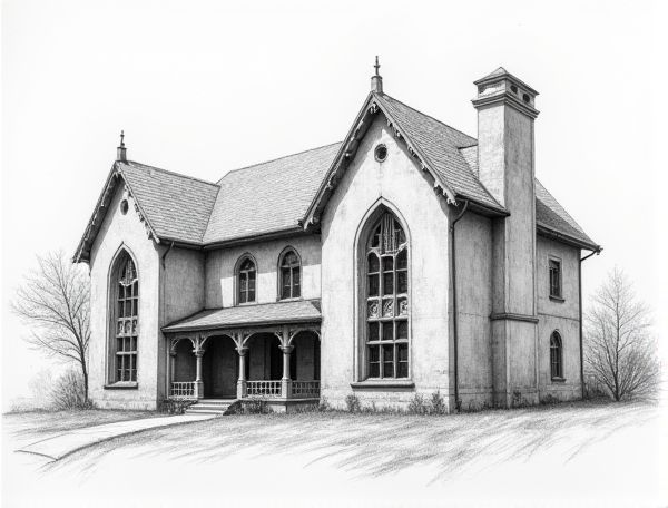 Gothic Revival Home Design With Lancet-Arched Windows: Defining Characteristics and Modern Manufacturing Techniques