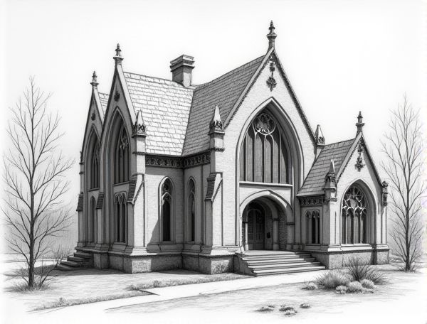 Gothic Revival Home Design: Exploring Lancet Stained Glass in Modern Manufacturing