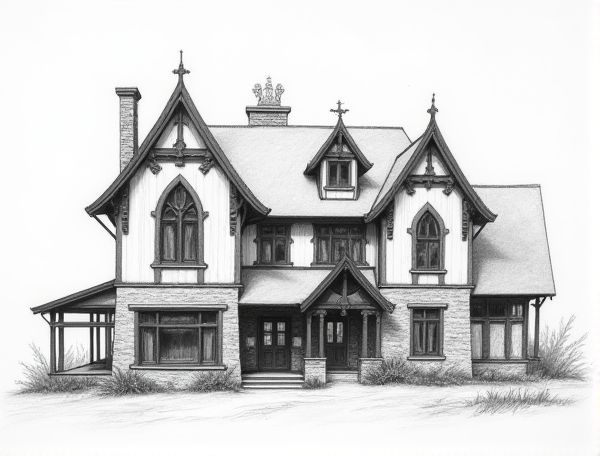 Gothic Revival Home Design: Exploring Pointed Arch Windows in Modern Manufacturing