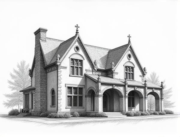 Gothic Revival Home Design: Exploring Quatrefoil Windows in Modern Manufacturing