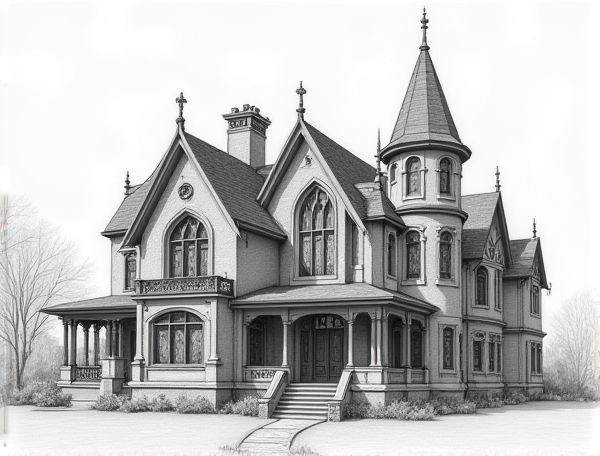Gothic Revival Home Design: Features of Stained Glass Turrets in Modern Manufacturing