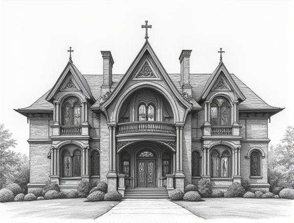 Exploring Gothic Revival Home Design: The Artistry of Stained Glass Vestibules in Modern Manufacturing