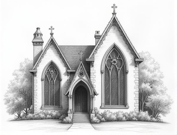 Gothic Revival Home Design: Exploring Trefoil Arched Windows in Modern Manufacturing