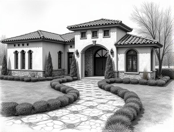 Hacienda Home Design: Showcasing Hand-Painted Talavera Tilework Techniques in Manufacturing