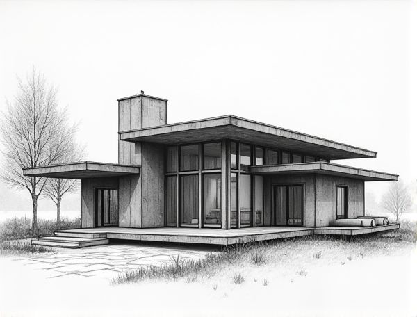 Industrial Home Design with Corten Steel Facades: A Modern Approach to Manufacturing Spaces