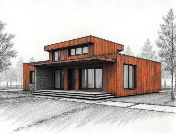 Industrial Home Design: Utilizing Corten Steel Paneling in Modern Manufacturing Spaces