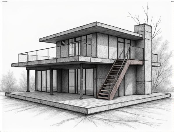 Industrial Home Design Featuring Corten Steel Staircases: Merging Modern Aesthetics with Manufacturing Heritage