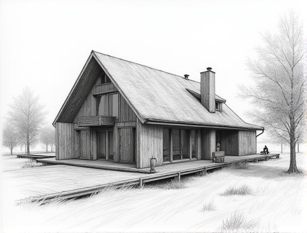 Industrial Home Design with Exposed Geothermal Heating: Sustainable Style Meets Manufacturing Heritage