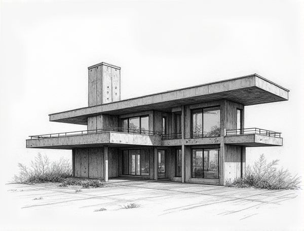 Industrial Home Design with Exposed Riveted Steel Columns: Merging Manufacturing Heritage and Modern Living
