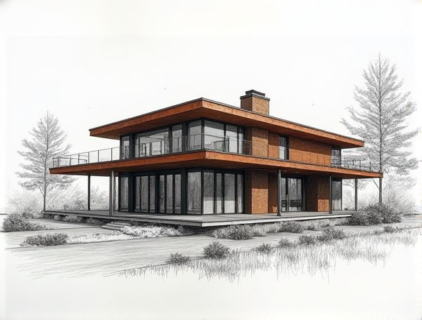 Industrial Home Design with Oxidized Corten Steel Accents: Blending Raw Aesthetics in Modern Manufacturing Spaces