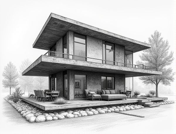 Industrial Home Design: Weathered Steel Accents in Modern Manufacturing Spaces