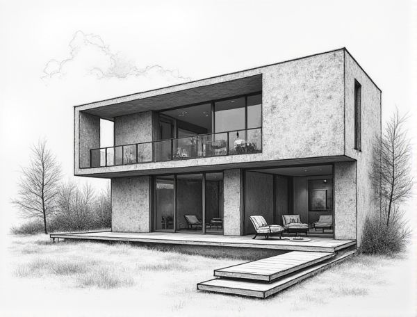 Industrial Loft Home Design with Cork Insulation in Modern Manufacturing Spaces