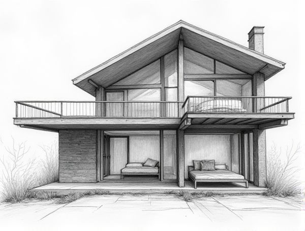 Industrial Loft Home Design Featuring Mezzanine Sleeping Pods for Modern Manufacturing Spaces