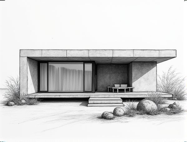 Japandi Home Design: Exploring the Harmony of Board-Formed Concrete in Modern Interiors