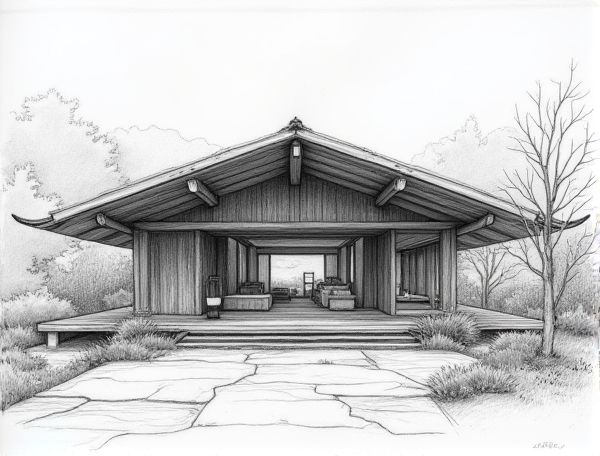 Japandi Home Design with Exposed Timber Beams: A Fusion of Scandinavian Minimalism and Japanese Aesthetics in Manufacturing