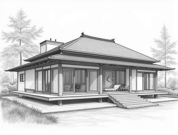 Japanese Sukiya Home Design with Tokonoma Alcove: Traditional Craftsmanship Meets Modern Manufacturing