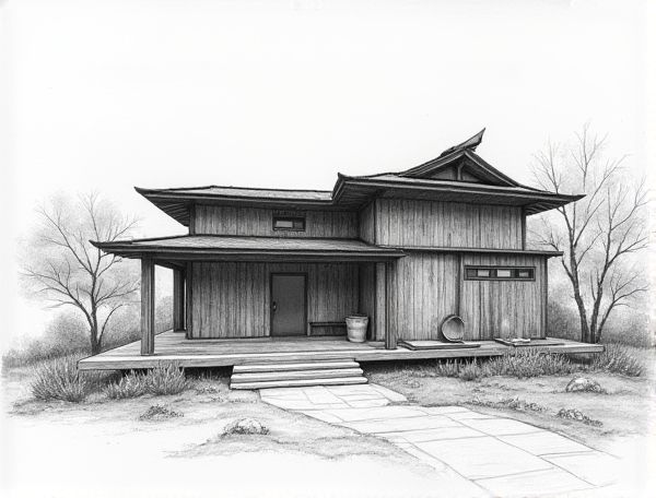Japanese Wabi-Sabi Home Design: Crafting Tranquil Spaces with Reclaimed Tategu Panels in Sustainable Manufacturing