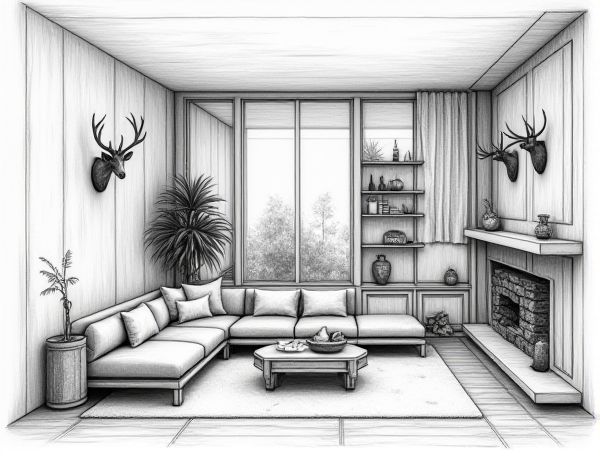 Maximalist Home Design Showcasing Curated Taxidermy Collections for Artistic Interior Manufacturing