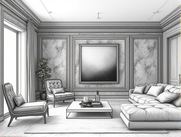 Maximalist Home Design: Showcasing de Gournay Wallpaper in Contemporary Manufacturing