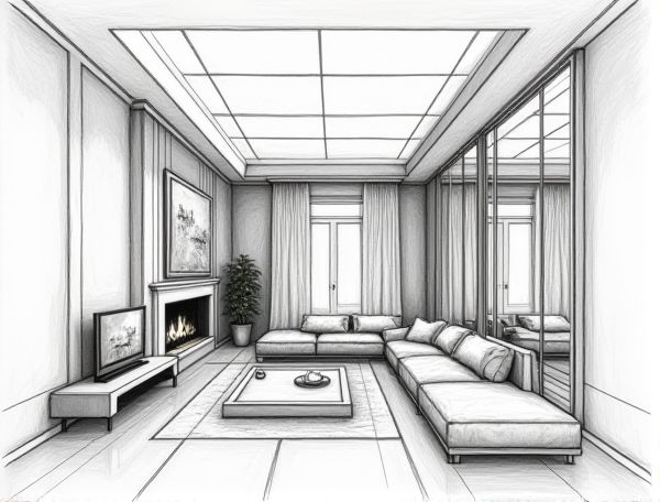 Maximalist Home Design: Creating Opulence with Mirrored Ceiling Panels in Modern Manufacturing