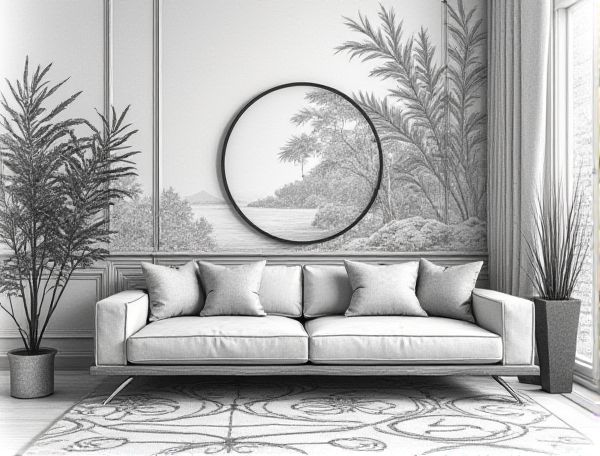 Maximalist Home Design: Showcasing Vintage Chinoiserie Wallpaper in Modern Manufacturing