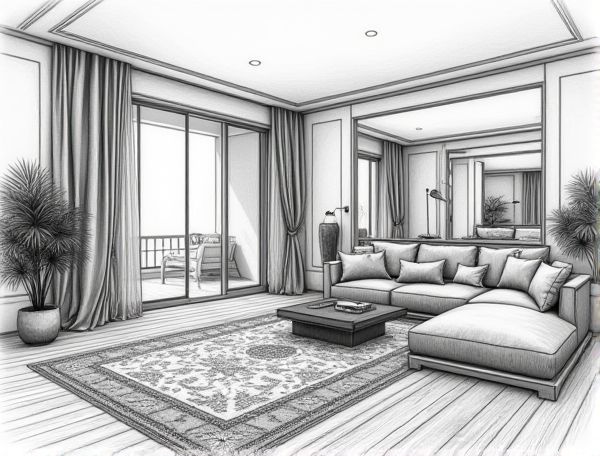 Maximalist Home Design Showcasing Vintage Persian Rugs: A Guide to Timeless Manufacturing Techniques