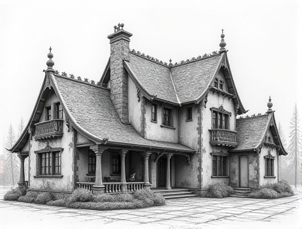 Medieval Revival Home Design: Showcasing Hand-Forged Ironwork in Traditional Manufacturing