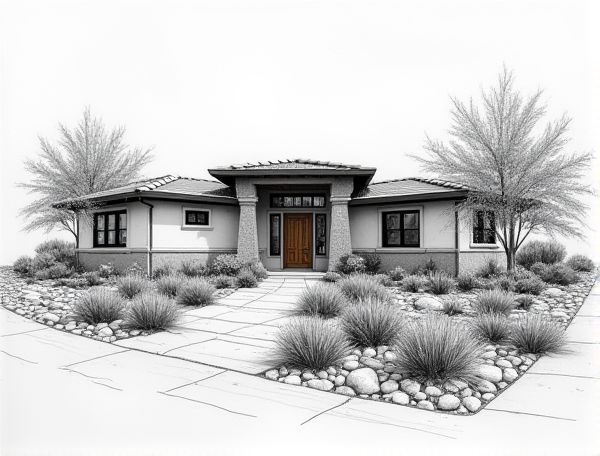 Mediterranean Home Design with Drought-Tolerant Xeriscaping: Sustainable Approaches for Modern Prefabricated Homes