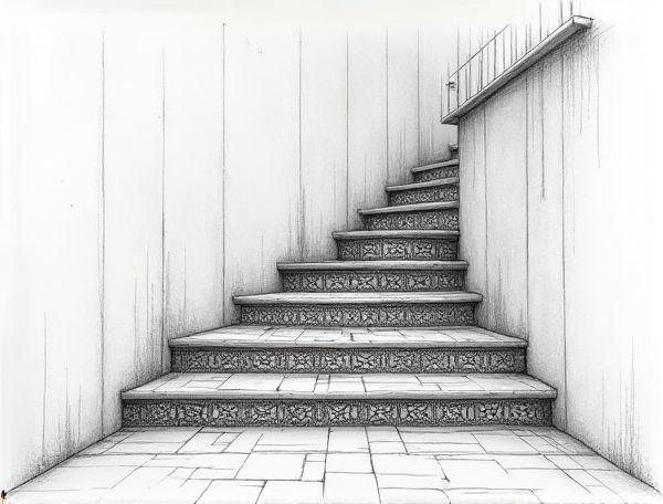 Mediterranean Home Design: Incorporating Encaustic Tile Stair Risers in Modern Manufacturing Practices