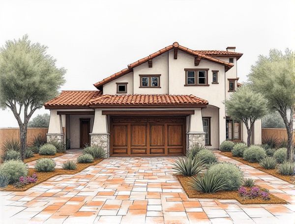 Mediterranean Home Design: Artistry of Hand-Painted Terracotta Tiles in Modern Manufacturing