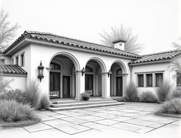 Mediterranean Home Design: The Artistry of Hand-Painted Tile Archways in Modern Manufacturing