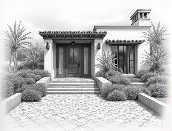 Mediterranean Home Design: Showcasing Patterned Encaustic Tiles in Modern Manufacturing