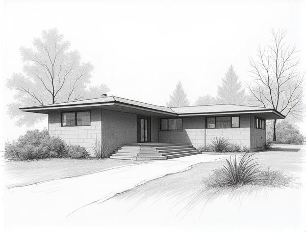 Mid-Century Modern Home Design: Exploring Breeze Block Walls in Contemporary Manufacturing