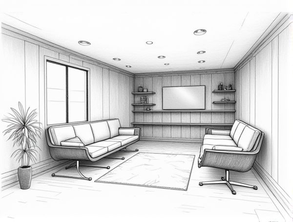 Mid-Century Modern Home Design: Showcasing Eames Storage Units in Contemporary Manufacturing