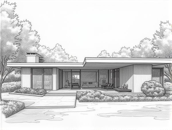 Mid-Century Modern Home Design: Showcasing Original Eichler Atriums in Modern Home Manufacturing