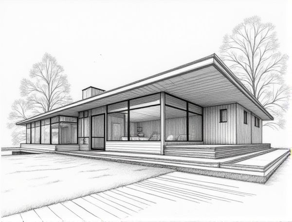 Midcentury Modern Home Design: The Role of Clerestory Windows and Terrazzo Stair Treads in Modern Manufacturing