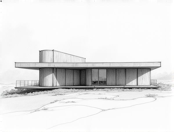 Minimalist Home Design Enhanced by Kinetic Facade Panels in Modern Manufacturing