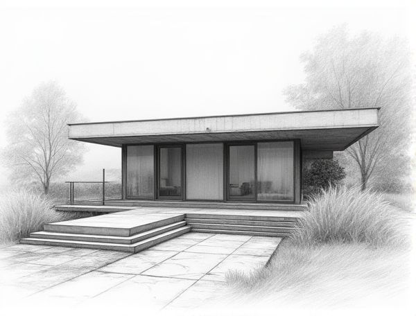Minimalist Home Design Featuring Microcement Stairs in Modern Manufacturing