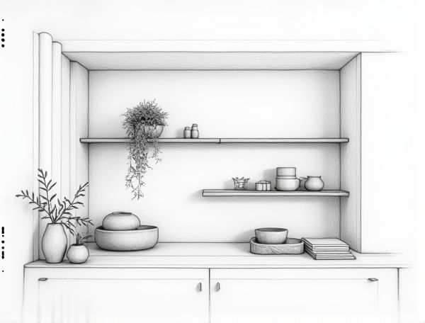 Minimalist Home Design: Utilizing Negative Space Shelving in Modern Manufacturing