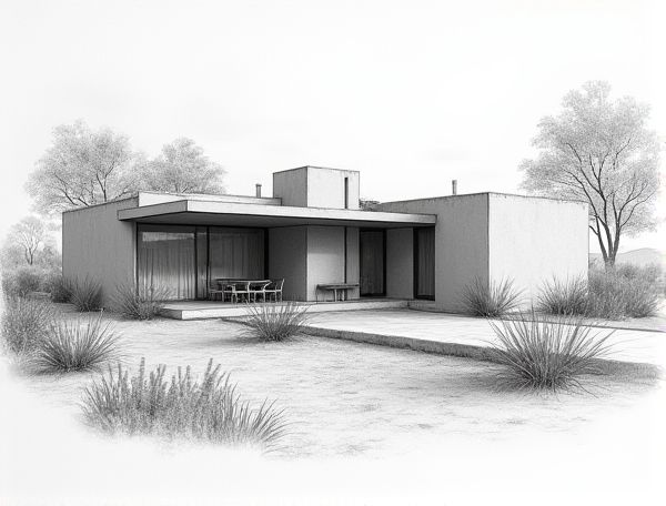 Minimalist Home Design with Rammed Earth Walls: Sustainable Manufacturing for Modern Living