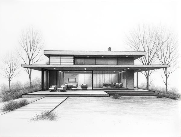 Minimalist Home Design Featuring Recessed Linear LED Lighting in Modern Manufacturing Settings