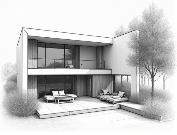 Minimalist Home Design: Showcasing Recessed Shadow Gap Detailing in Modern Manufacturing