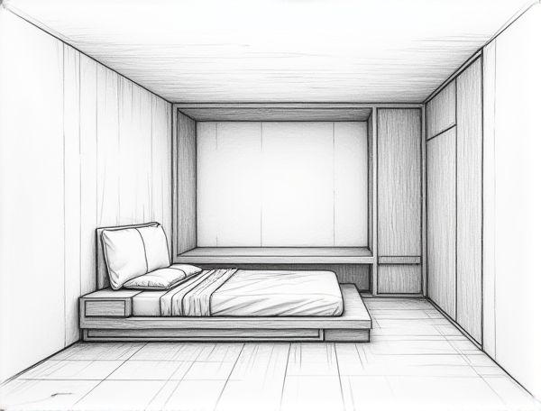 Minimalist Home Design with Retractable Murphy Beds in Modern Manufacturing