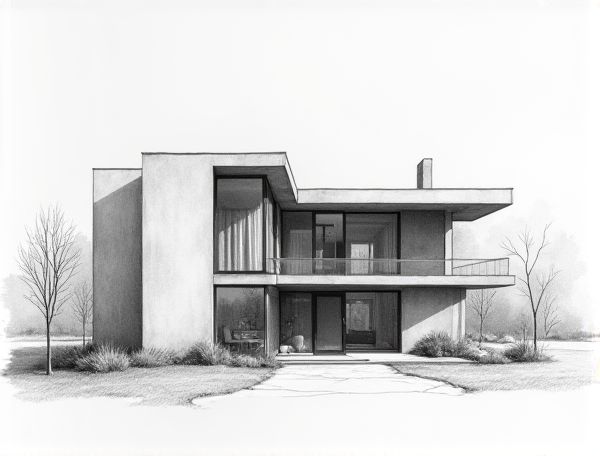 Minimalist Home Design Showcasing Shadow Gap Detailing in Modern Manufacturing