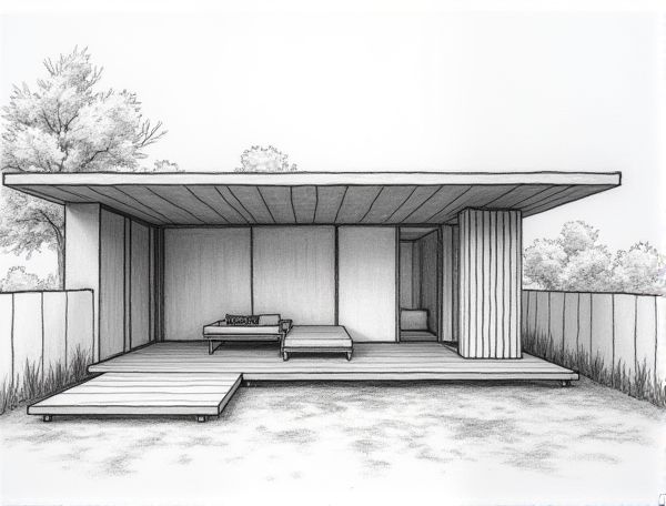 Minimalist Home Design Featuring Shoji Screen Partitions in Modern Manufacturing