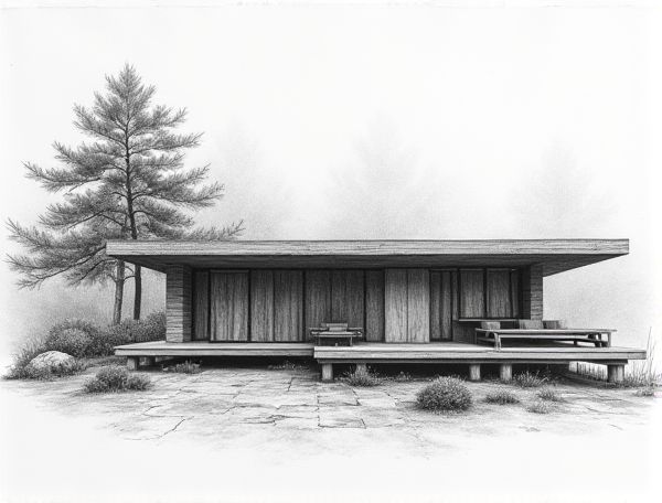 Minimalist Home Design Featuring Shou Sugi Ban-Treated Wood in Modern Manufacturing